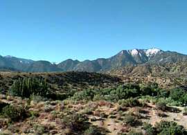 Mount Baden Powell with Saint Andrew's Abbey in the foreground